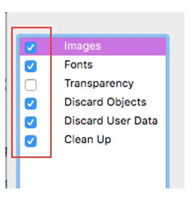 For instance, the images were taking up a lot of space in this file, so a good idea would be to reduce the size of the images.